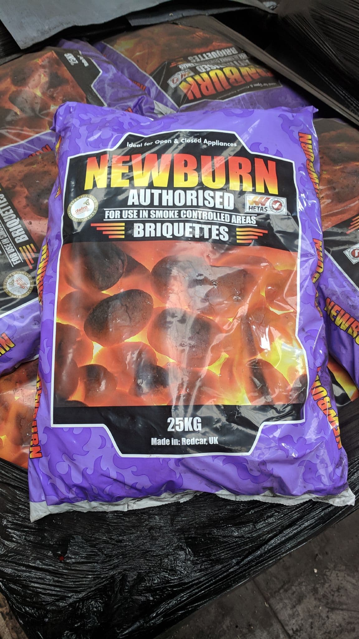 Newburn Smokeless Fuel 25 x 20kg – Half Tonne Pallet | UK Delivery