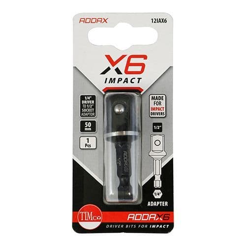 US PRO 8-Piece Impact Driver Socket Adaptor Set – 1/4", 3/8", 1/2" To 1/4" Hex Drive (7167)