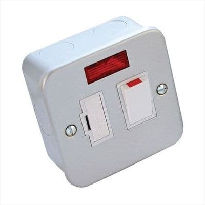 13A Metal Clad DP Switched w/ Neon