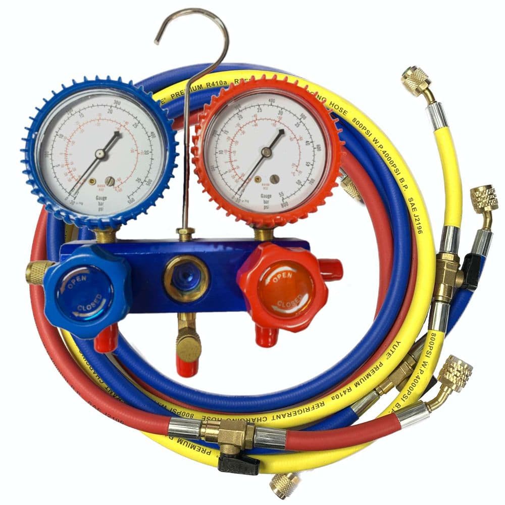 AC Manifold Gauge Set For Air Conditioning Repair – HVAC Diagnostic Tool Kit