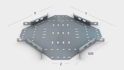 Flat 4 Way Equal Intersection