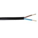 Flex Cable 2 core 0.75mm Black 100m