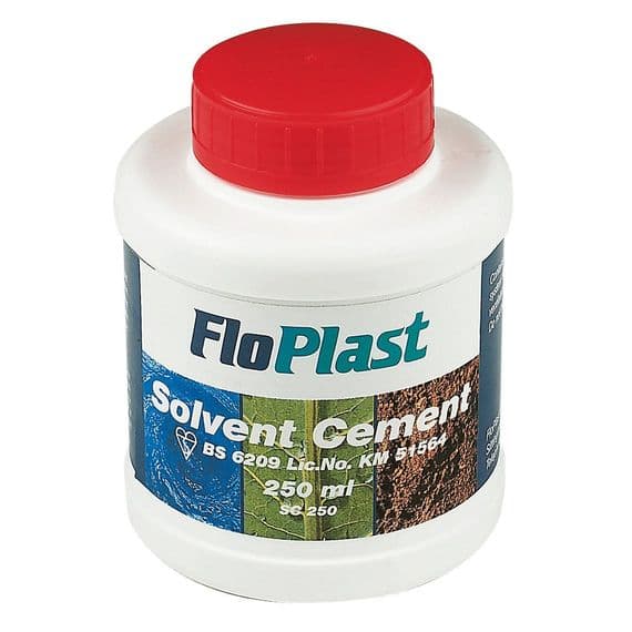 FloPlast Solvent Cement 250ml - Box of 12