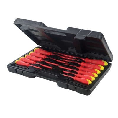 Insulated Soft Grip Screwdriver Set 11pce