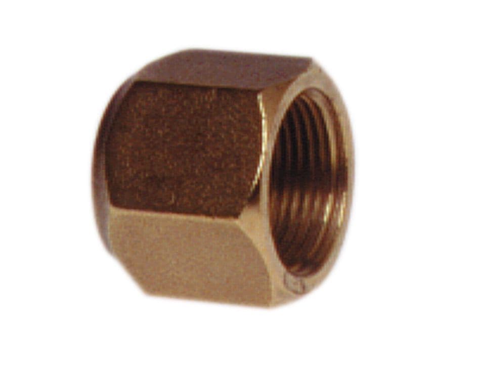 Hvac Refrigeration System Brass Nut Short Forged Screw Brass Fittings