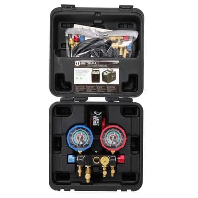 Javac Edge Air Con Manifold Gauge Set 4V R32/R410A/R290/R600a