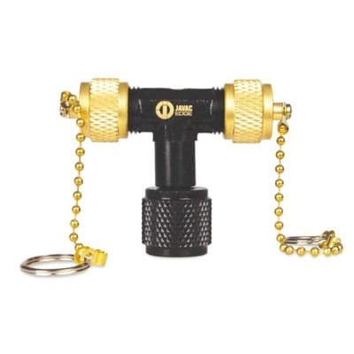Javac Edge Veloci-Tee 3/8″ Vacuum & Charging T Valve