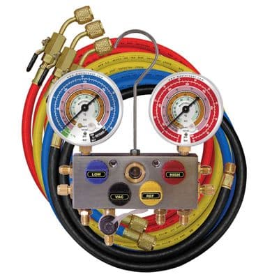 Mastercool 4 Way Manifold Set R410A R407C R22