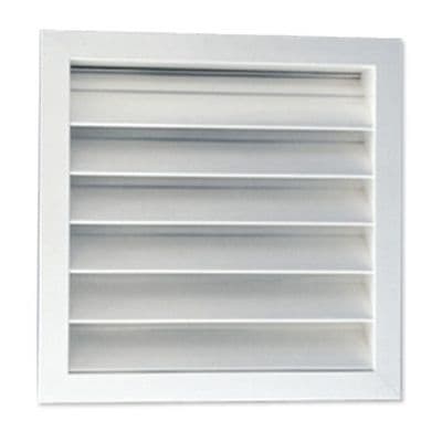 Outside Air Louvre Grille Mill Finish