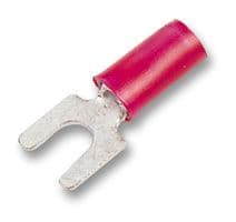 Red Crimp 3mm Fork-Bag of 100