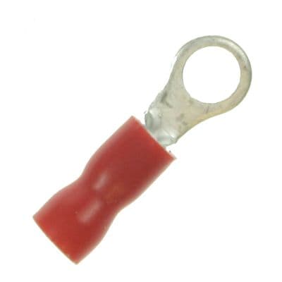 Red Crimp 4mm Ring-Bag of 100