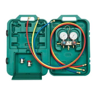 Refco BM2 3 Auto Air Con Manifold Set ​​​​​​​R134A/R507C/R404A