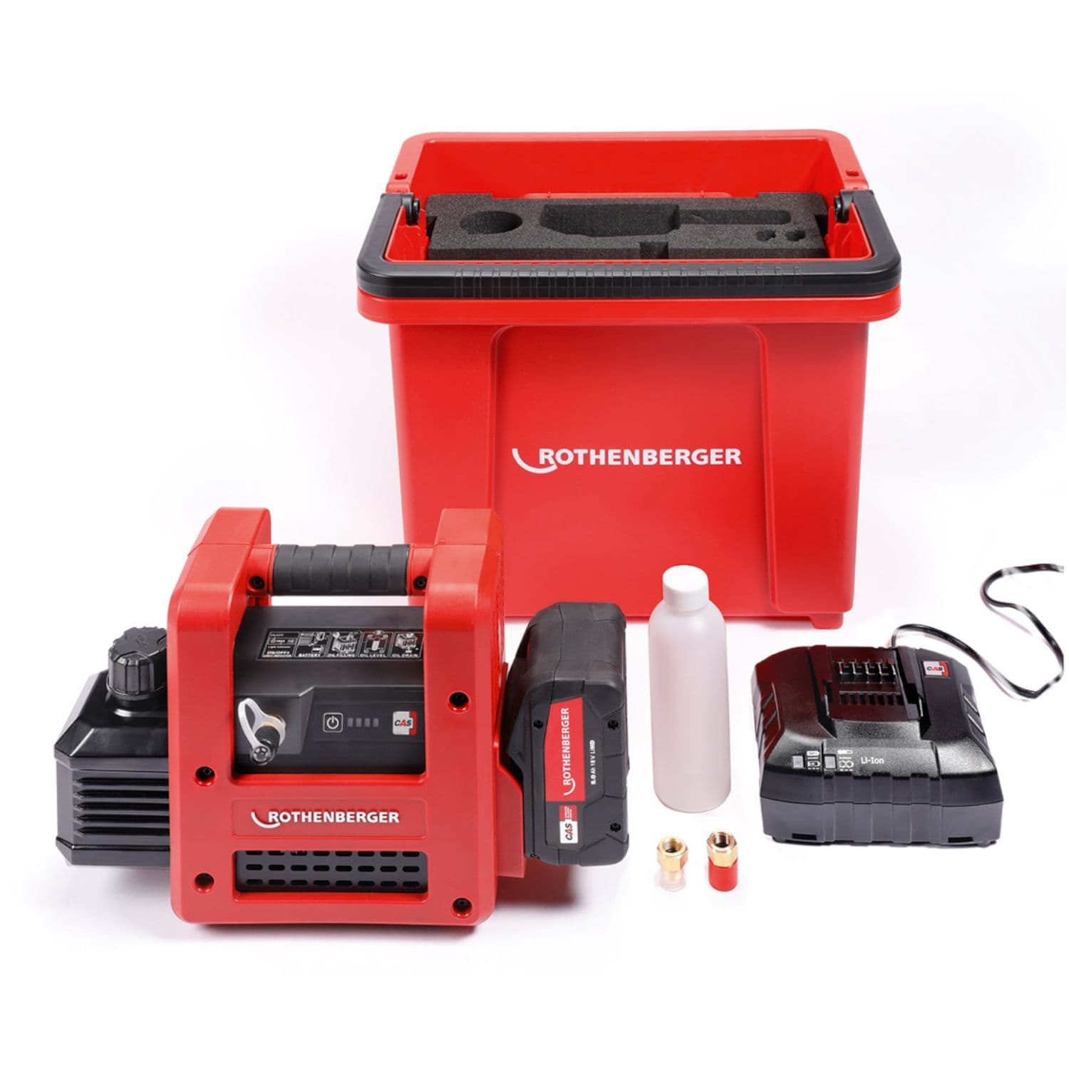 Rothenberger Battery Powered ROAIRVAC CL 5 CFM Vacuum Pump