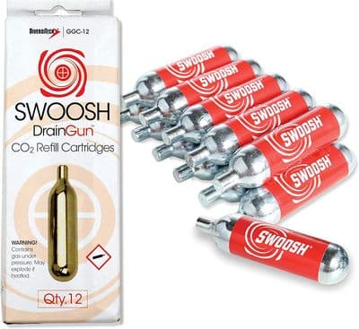 SWOOSH CO2 Refill Cartridges - Pack of 12