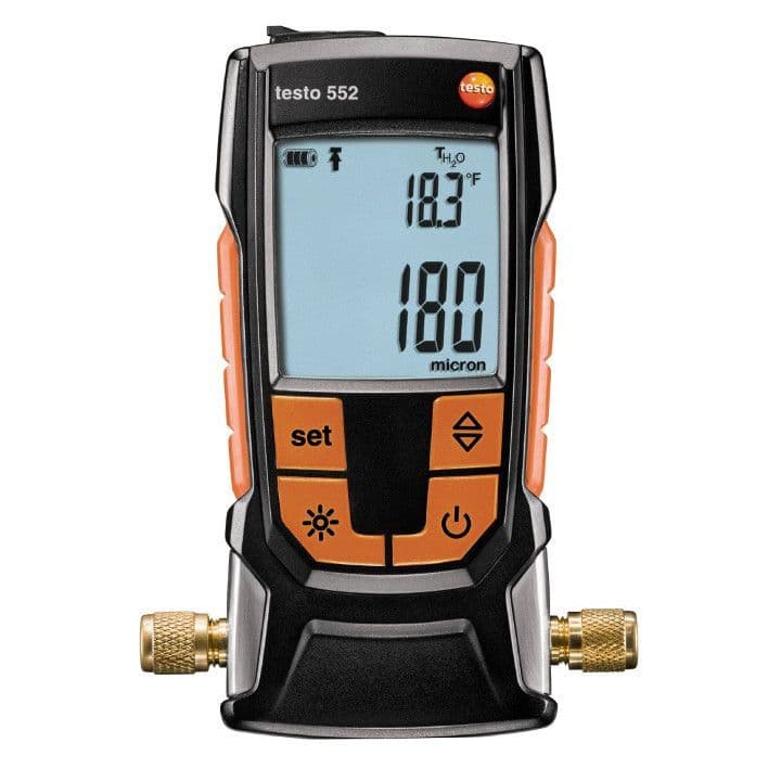 Testo 552 Refrigeration & Air Con Digital Torr Vacuum Gauge Bluetooth