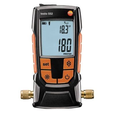 Testo 552 Refrigeration & Air Con Digital Torr Vacuum Gauge Bluetooth