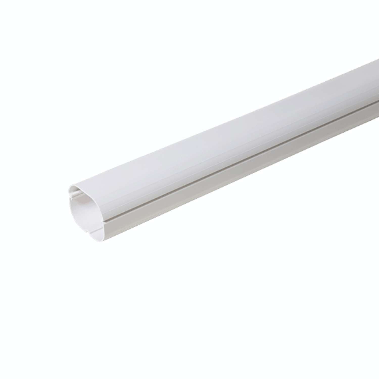 White Pipe Cable Trunking Inaba Denko 100mm x 70mm x 10m