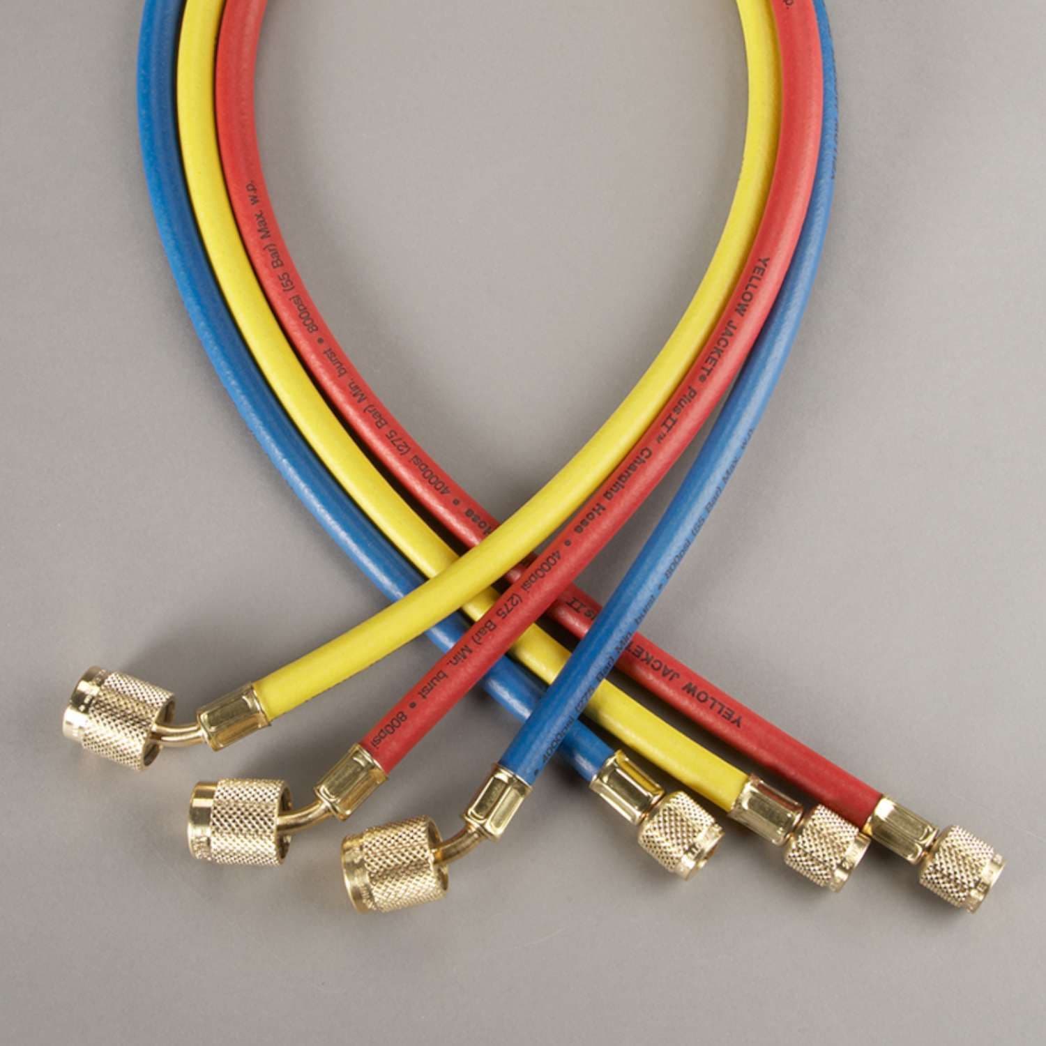 Yellow Jacket TITAN 4 Valve R404A R410A R22 Manifold with 4 Hoses