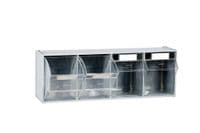 4 Compartment Clearbox Tilt Bin | 051393