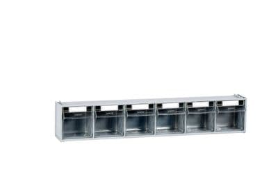 6 Compartment Clearbox Tilt Bin | 051391