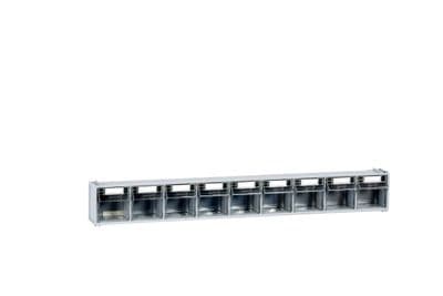 9 Compartment Clearbox Tilt Bin | 051390