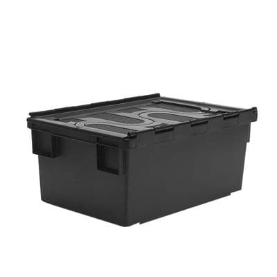 Attached-Lid Container Ref: PMN718 Colour: Black