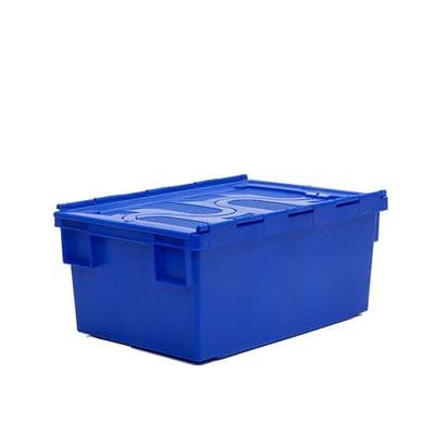 Attached-Lid Container Ref: PMN718 Colour: Blue