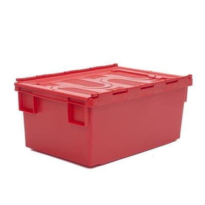 Attached-Lid Container Ref: PMN718 Colour: Red