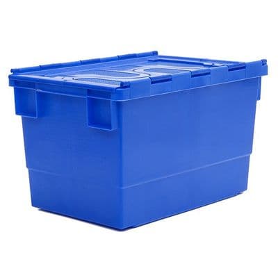 Attached-Lid Container Ref: PMN719 Colour: Blue