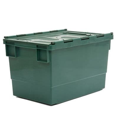 Attached-Lid Container Ref: PMN719 Colour: Green