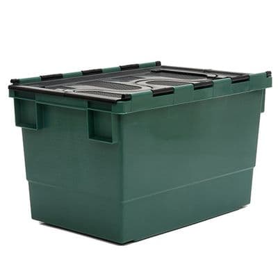 Attached-Lid Container Ref: PMN719 Colour: Green/Black Lid