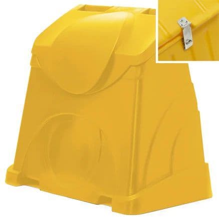 Double Skin Grit & Salt Bin Ref:  R1054   - Open Pallet Feet. With Hasp & Staple.