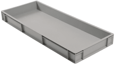 Euro Stacking Box | 1000 x 400 x 120 mm | Solid Sides & Base | KT 4011