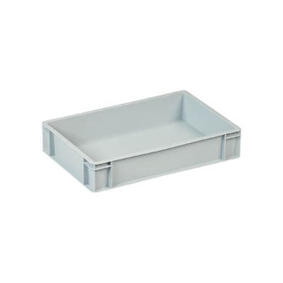 Euro Stacking Box | 600 x 400 x 118 mm | Solid Sides & Base | KT 4611