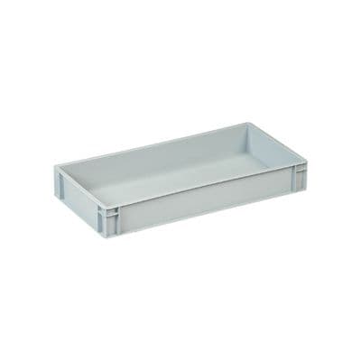 Euro Stacking Box | 800 x 400 x 120 mm | Solid Sides & Base | KT 4811
