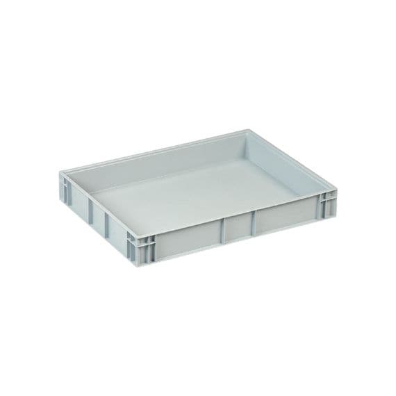 Euro Stacking Box | 800 x 600 x 120 mm | Solid Sides & Base | KT 8611