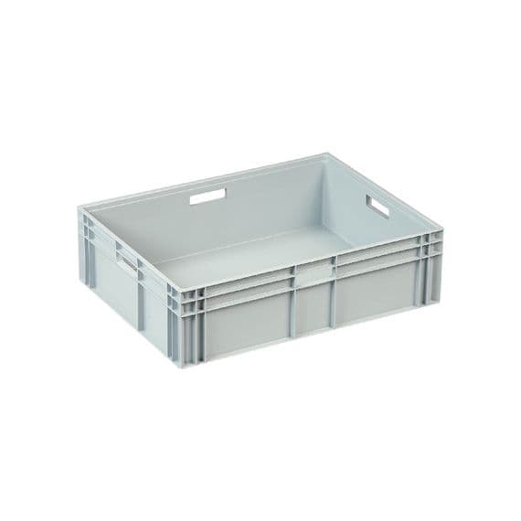 Euro Stacking Box | 800 x 600 x 230 mm | Solid Sides & Base | KT 8622