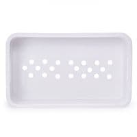 Heavy Duty Meat Tray - M104A | L640 x W385 x H150 mm | Solid Sides & Perforated Base with Hand Holes