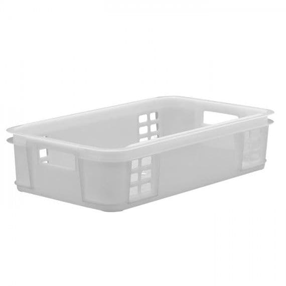 Heavy Duty Meat Tray - M104D | L640 x W385 x H150 mm | Perforated Sides & Base with Hand Holes