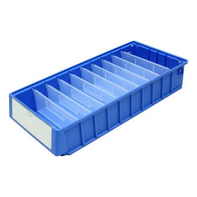 Plastic Shelf Bin Divider Ref: TK209 Size:234 wide x 90mm high. Carton of 10.