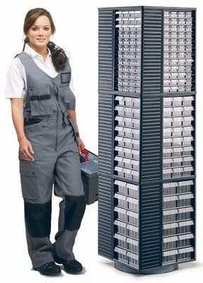 Spacemiser Turntable 12-550  Size: D500 x W500 x H1730 mm