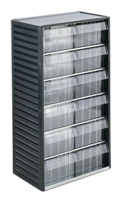 Visible Storage Cabinet for Small Parts | 12 Drawers | 557-3