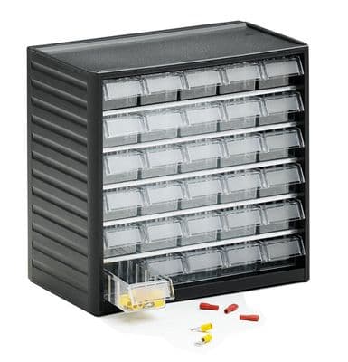 Visible Storage Cabinet for Small Parts | 30 Drawers | 290-3