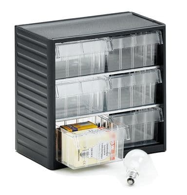 Visible Storage Cabinet for Small Parts | 6 Drawers | 297-3