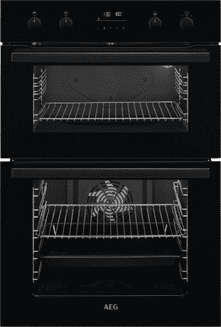 AEG DCB535060B SurroundCook Double Oven with Catalytic Cleaning