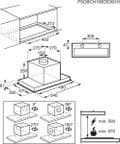 AEG DGE5661HM 54cm Built In Extractor Hood