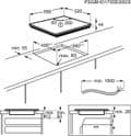 AEG Induction Hob 60 cm HK604200IB