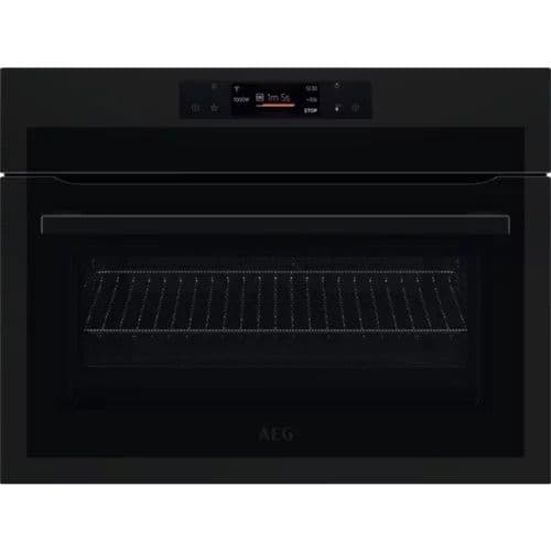 Aeg Black/Brown Kme768080t Combiquick Microwave Oven 40Cm To 59Cm