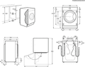 AEG L7WC84636BI 8kg/4kg 1600rpm Built In Washer Dryer