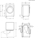 AEG LWR7416U6UD 10kg/6kg 1600rpm Freestanding Washer Dryer
